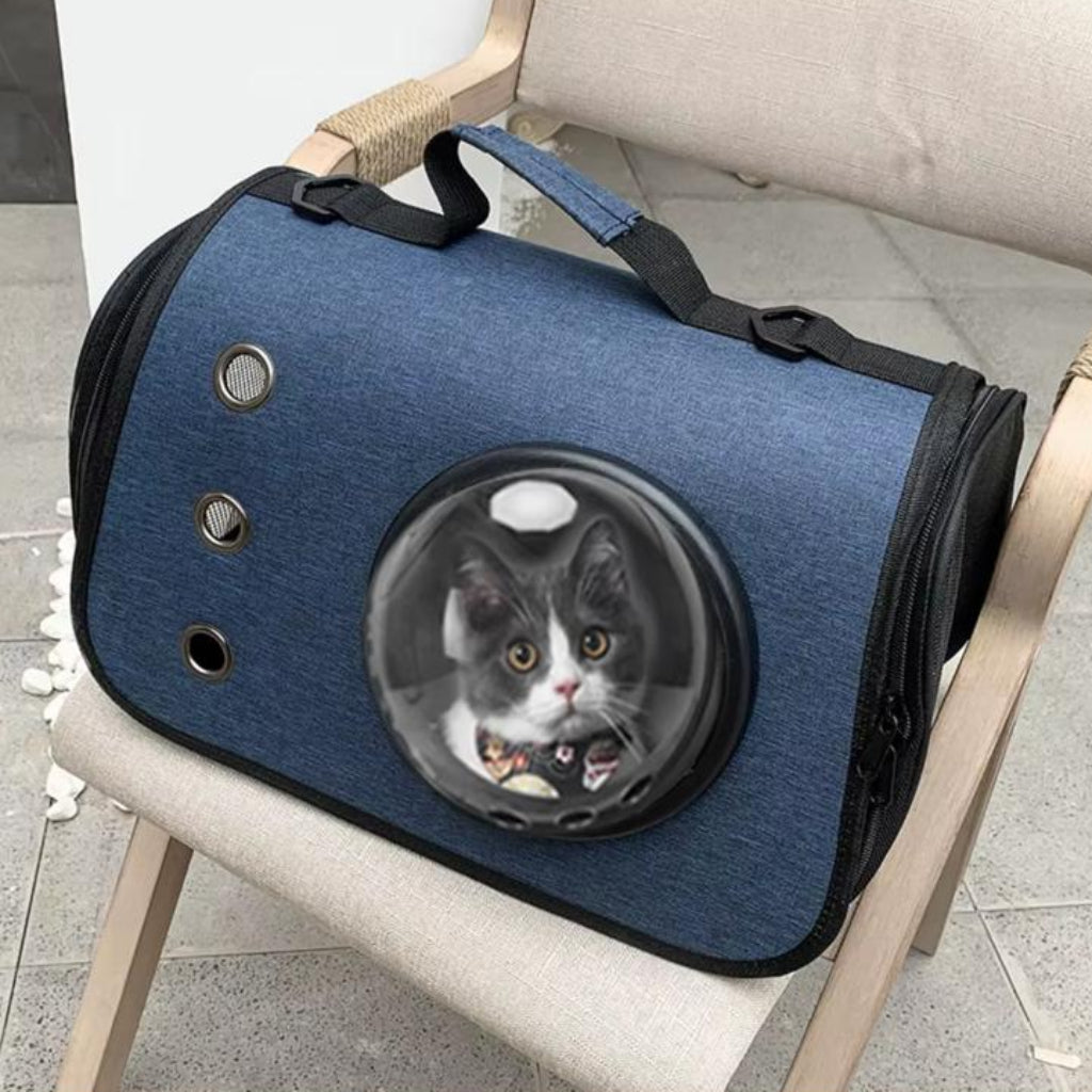 Portable Cat & Pet Carrier Bag with Transparent Bubble Window