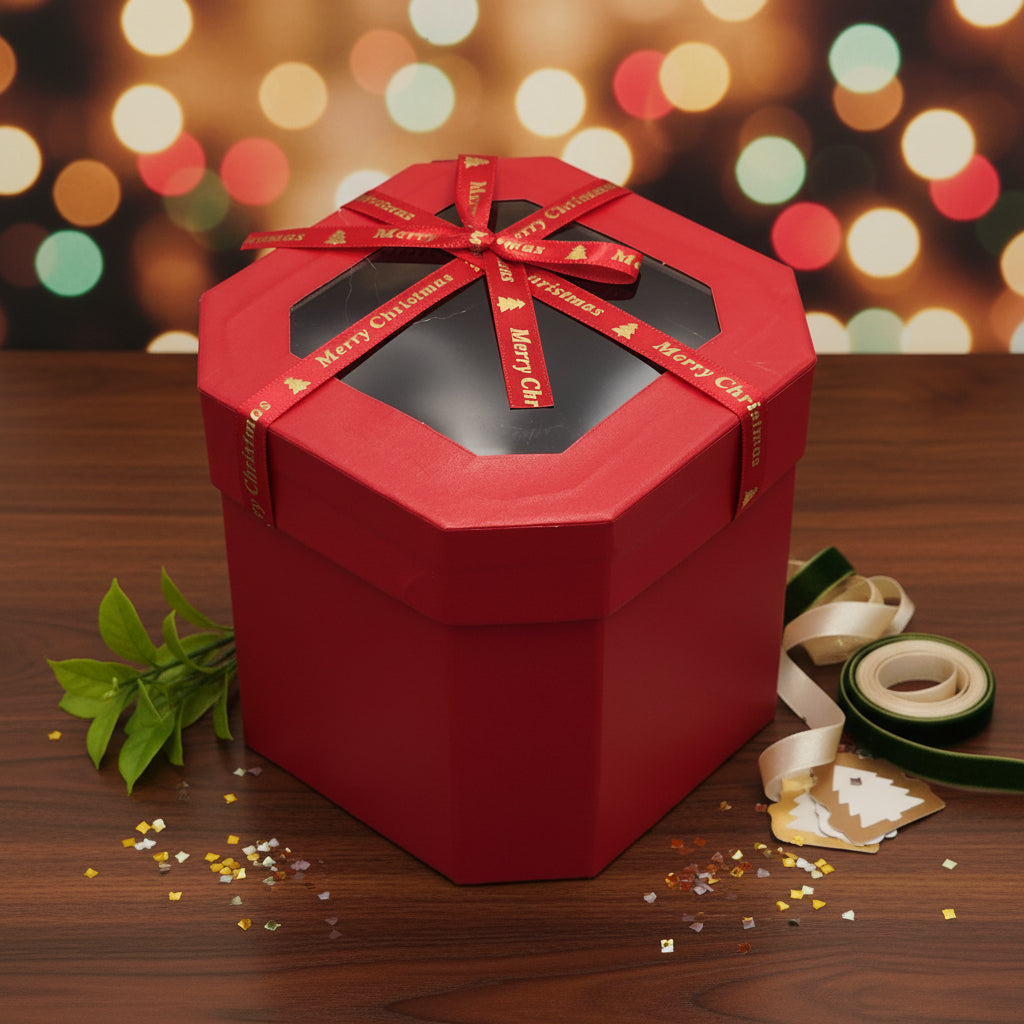 Elegant Colors Gift Box ( Size -  13 x 12.5 CM )