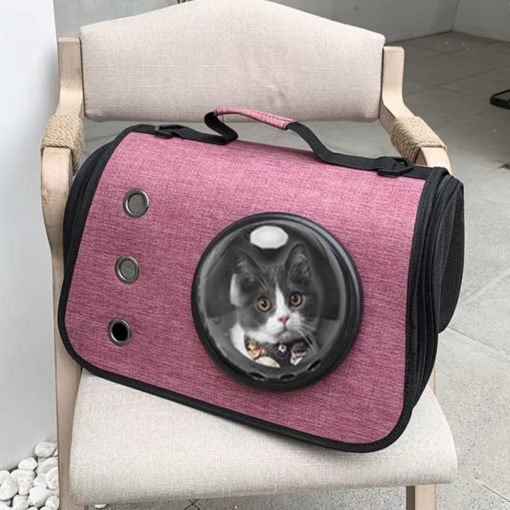 Portable Cat & Pet Carrier Bag with Transparent Bubble Window