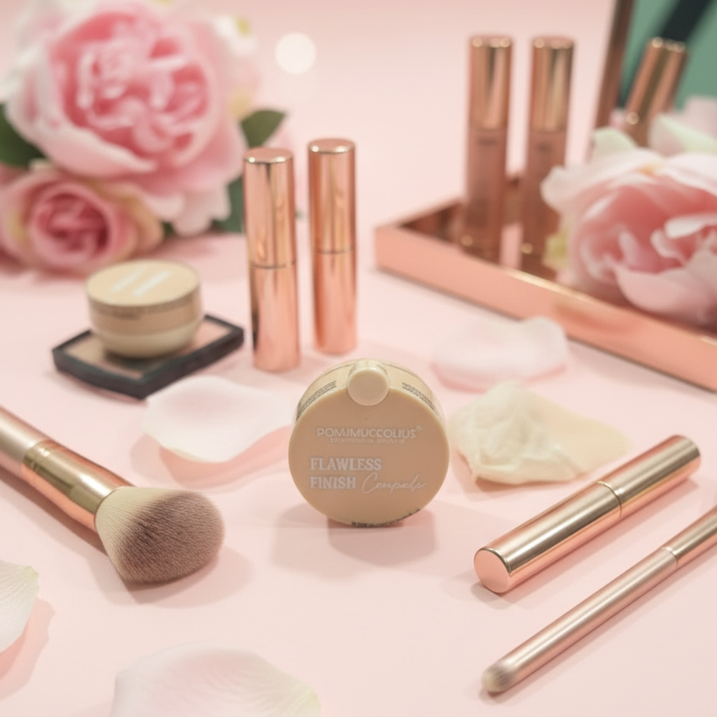 Romantic Color Flawless Finish Concealer – High-Coverage Matte Cream Concealer Pot for Dark Circles and Blemishes