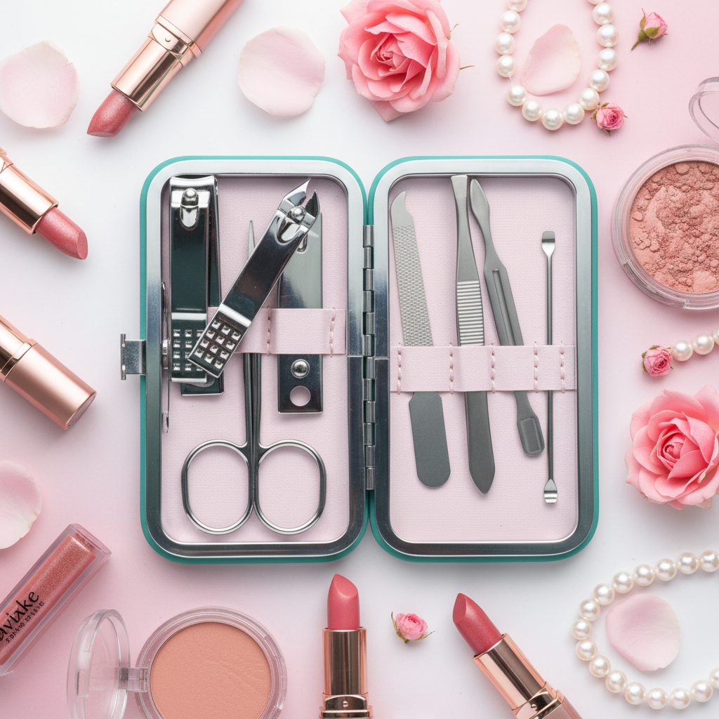 Professional 7-Piece Nail Clipper & Manicure Grooming Set