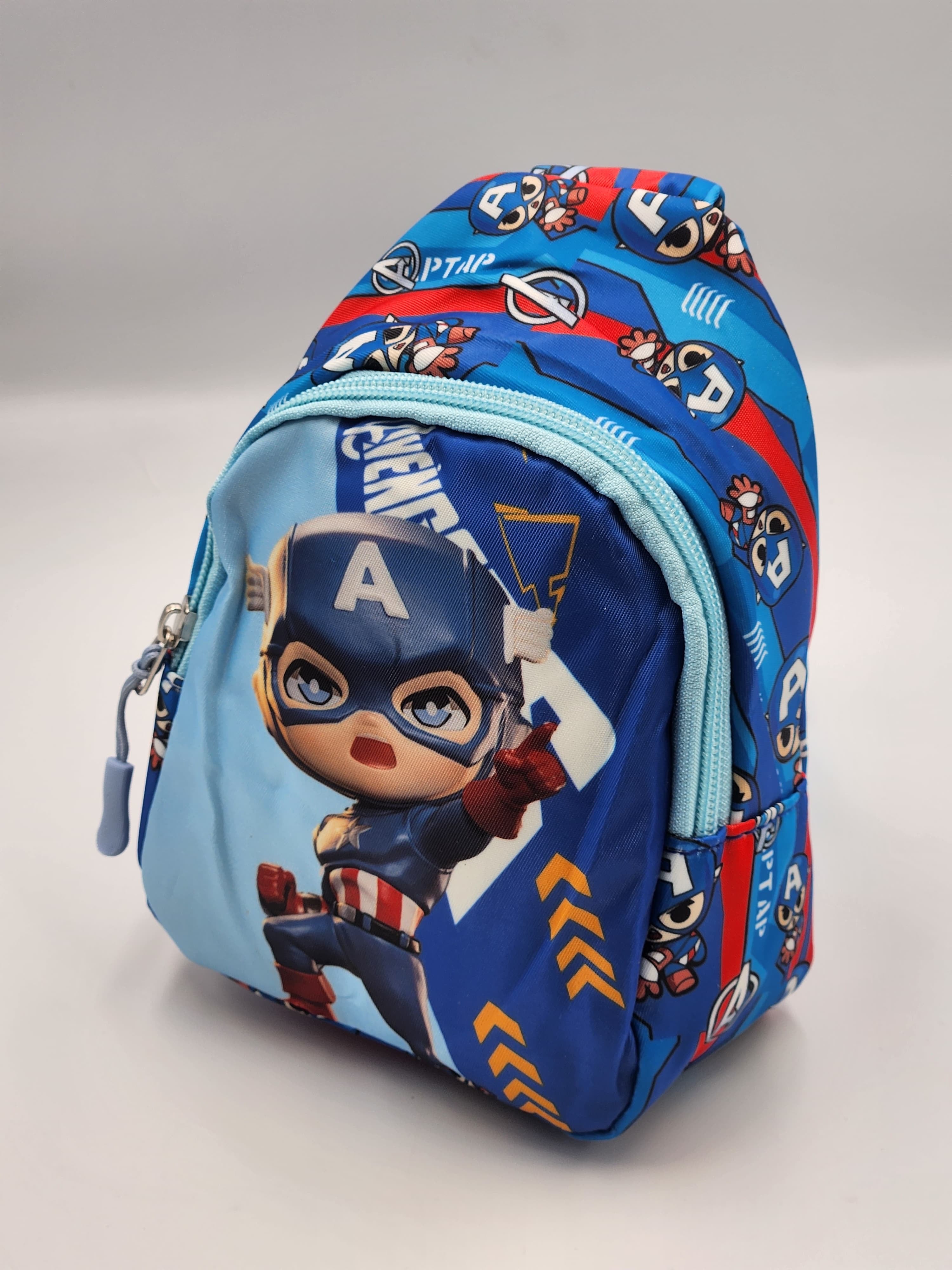 Kids Crossbody Bag,Size 18 cm tall and 13 cm Wide, Backpacker purse with Adjustable Strap, School Accessory, Cartoon style