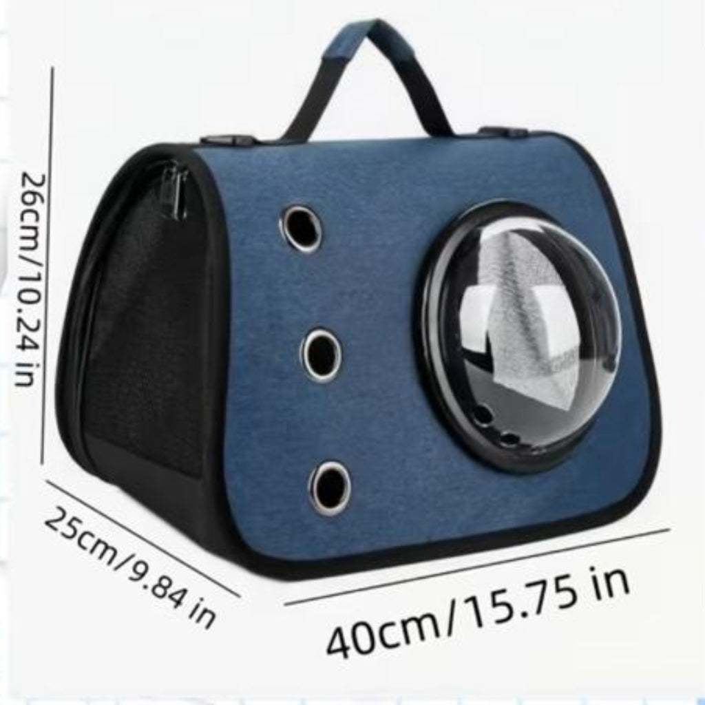 Portable Cat & Pet Carrier Bag with Transparent Bubble Window