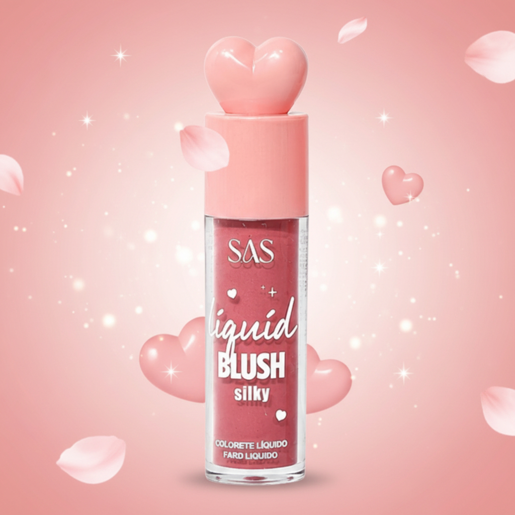 SAS Silky Liquid Blush – Even Color & Long-Lasting Natural Glow Blush