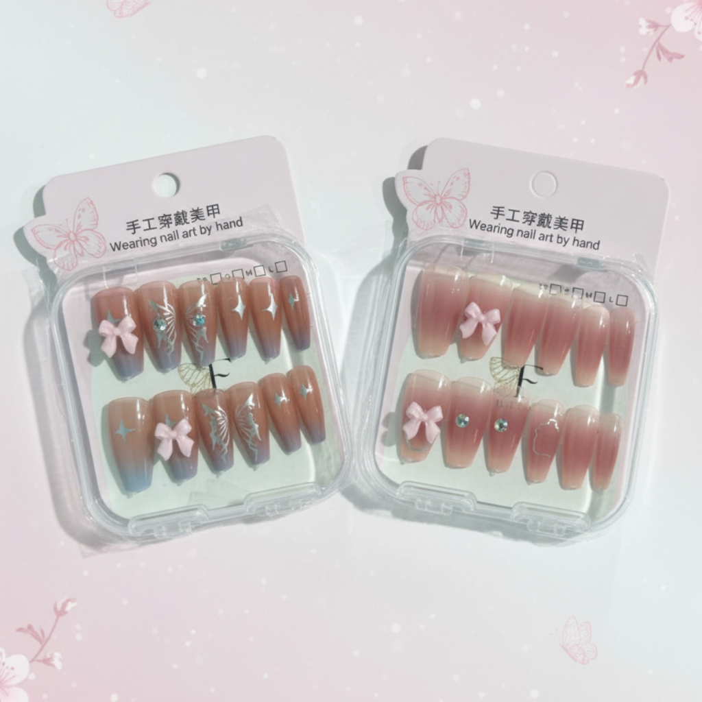 Luxury Handmade Press-On Nails – 12 PCS Set