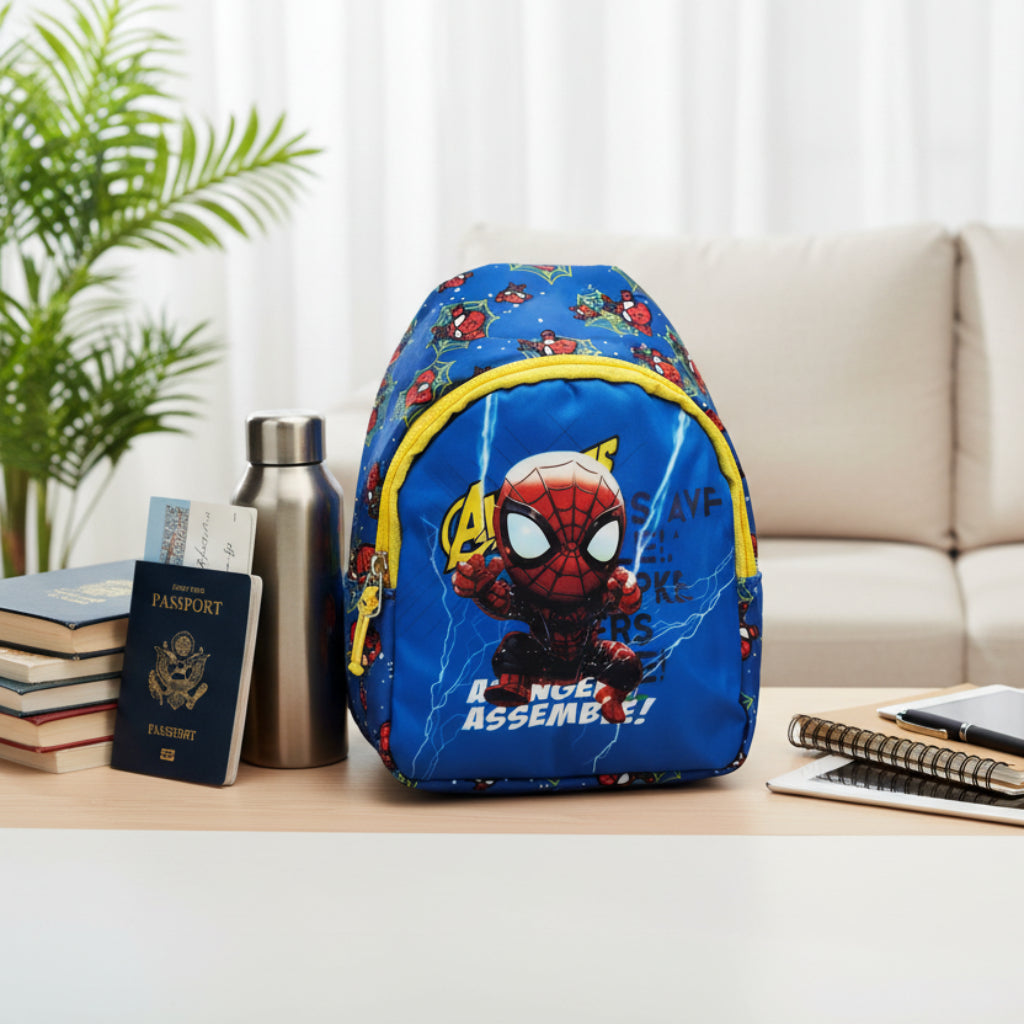 Kids Cartoon Crossbody Bag – Adjustable Backpack Purse