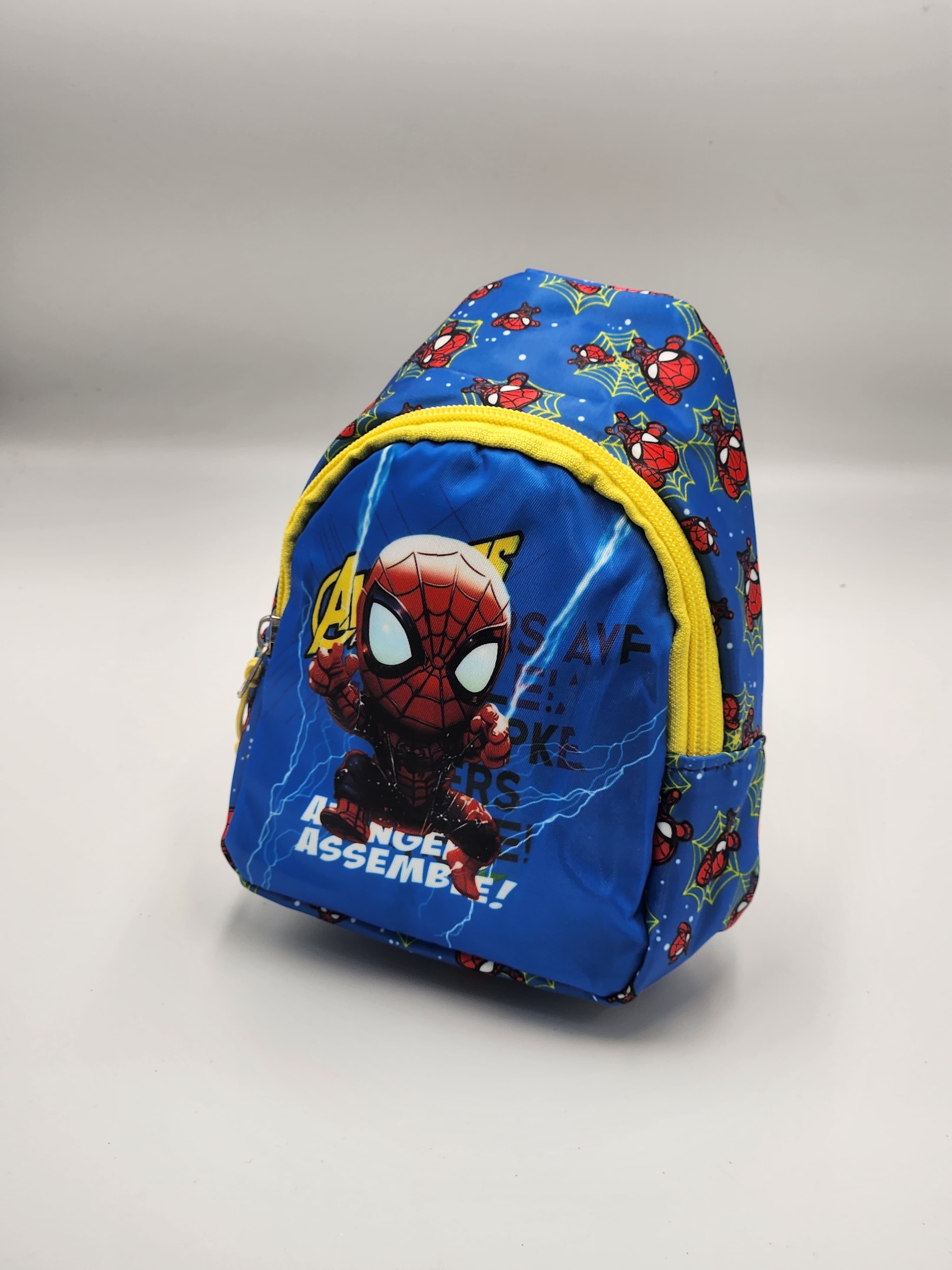 Kids Crossbody Bag,Size H-18 cm W- 13 cm Backpacker purse with Adjustable Strap,School Accessory,Cartoon style