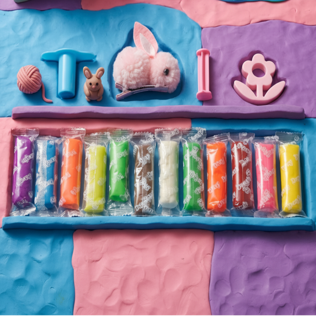 12 Colors Modeling Clay Set – Soft DIY Creative Clay for Kids