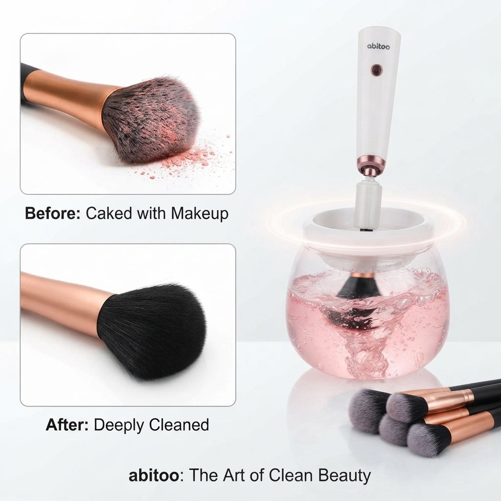 Automatic Electric Makeup Brush Cleaner – Quick & Easy Cleaning