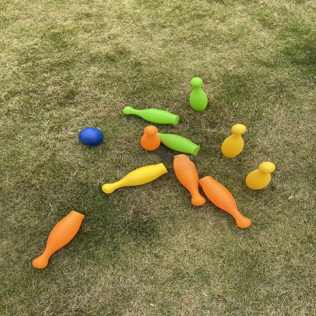 Indoor & Outdoor Plastic Bowling Set Kids Sport Play Garden Bowling Game for Kids Fun..