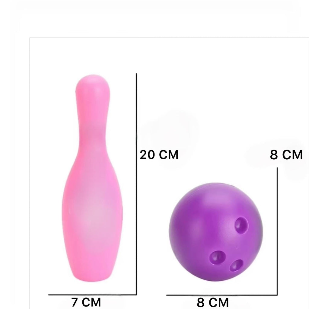Indoor & Outdoor Plastic Bowling Set Kids Sport Play Garden Bowling Game for Kids Fun..