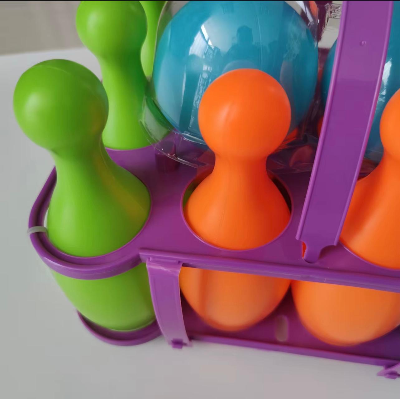 Indoor & Outdoor Plastic Bowling Set Kids Sport Play Garden Bowling Game for Kids Fun..