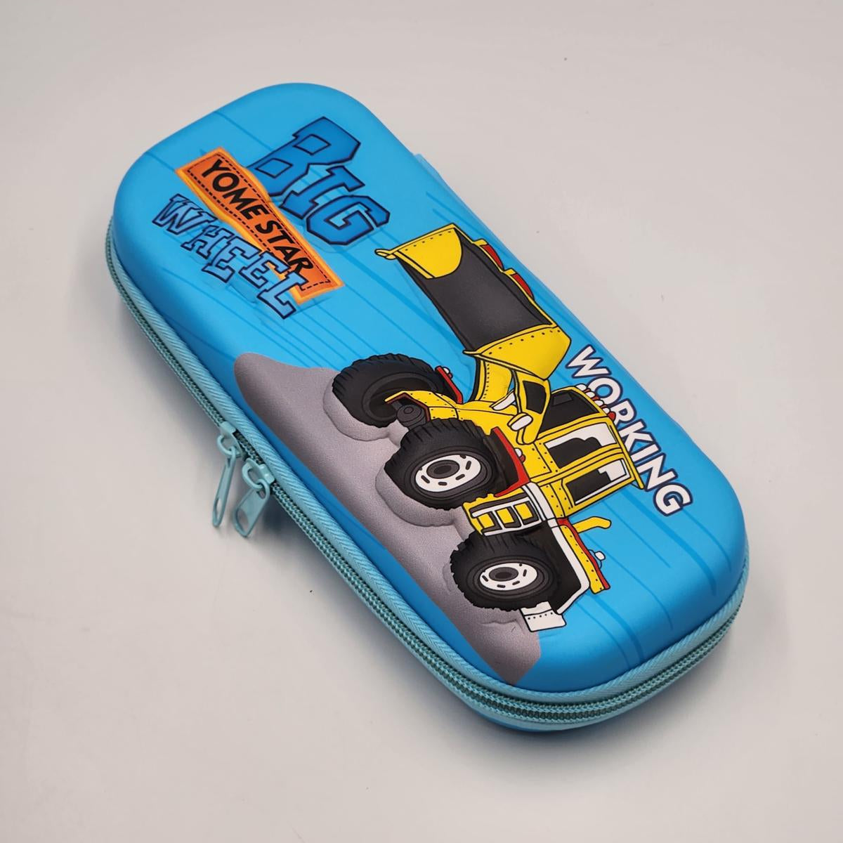 Excavator Print Pattern Pencil case,Pen Box