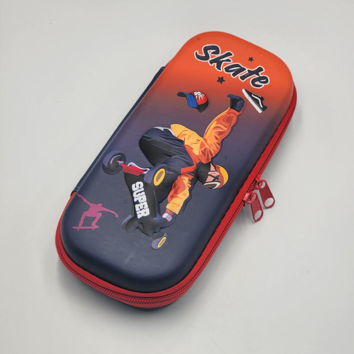 Cartoon Themed Pencil Case , Large Capacity Zipper Pouch, Ideal for Students and Office Use, Cartoon Back-to-School