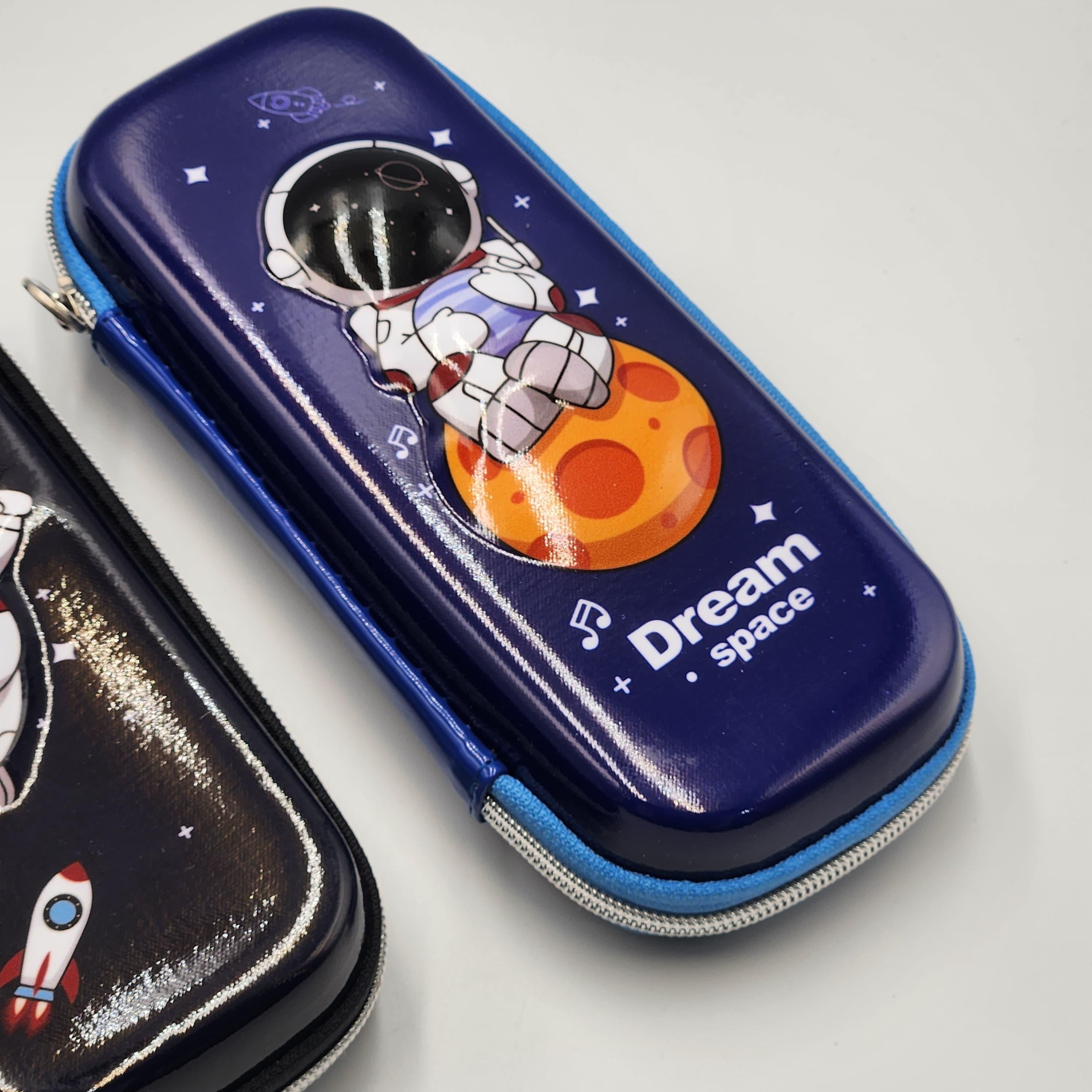 Space Explorer 3D Pencil Case, Large Capacity Multifunctional Portable Storage with Astronaut Design for Home and Office Use