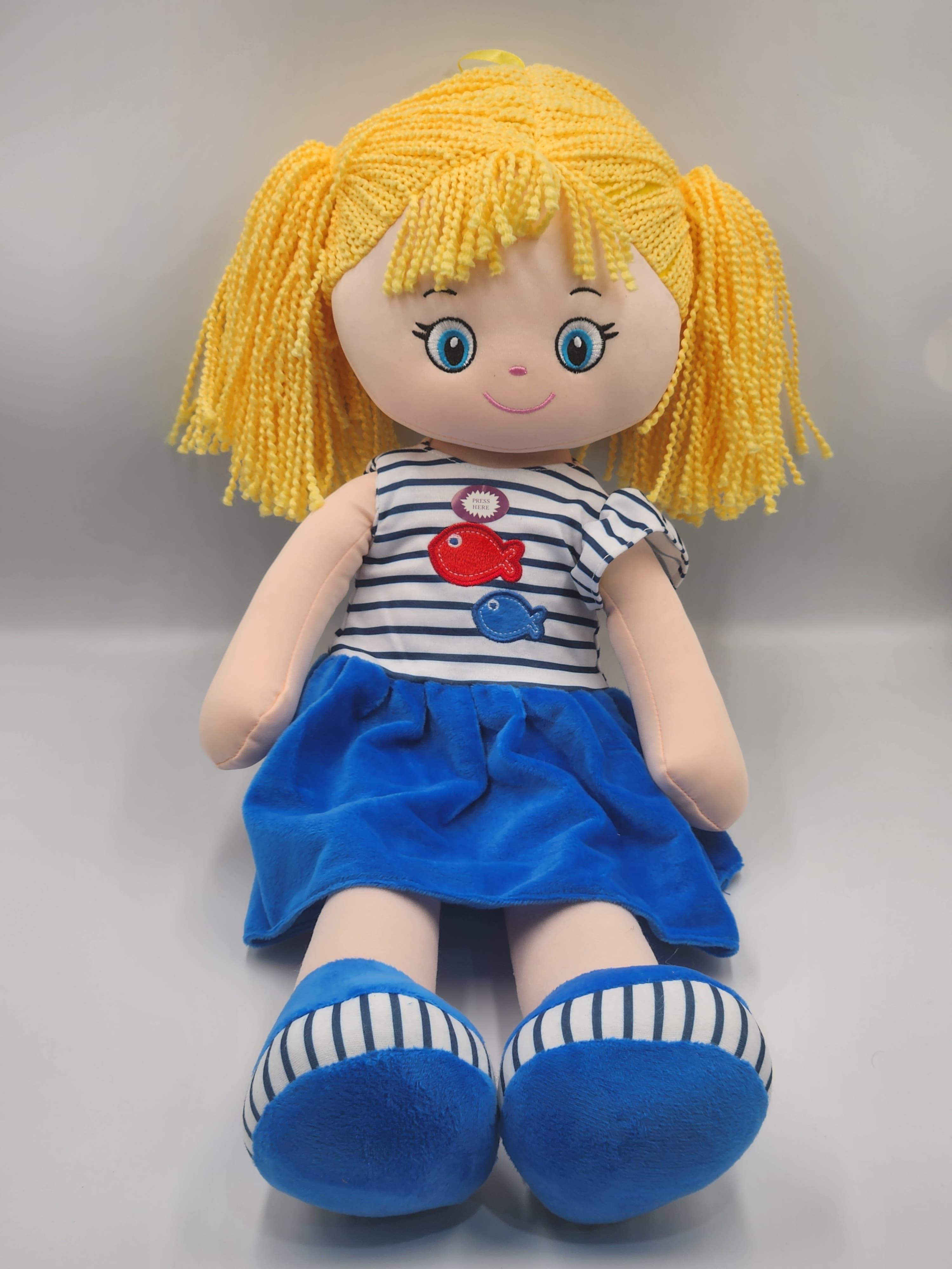 60 CM Soft Cute Girl Doll With Hanger Music ,Gift for Kids