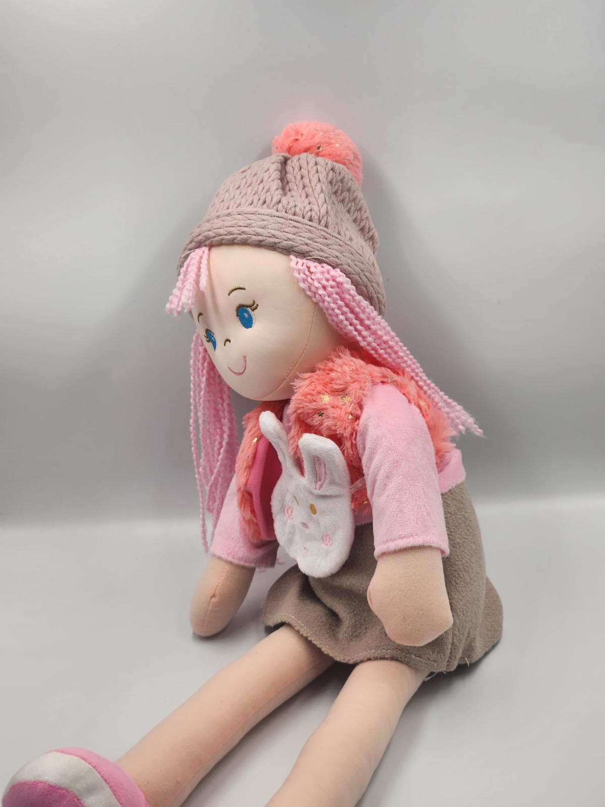 65 CM Soft Cute Girl Doll With Hanger Music,Gift for Kids