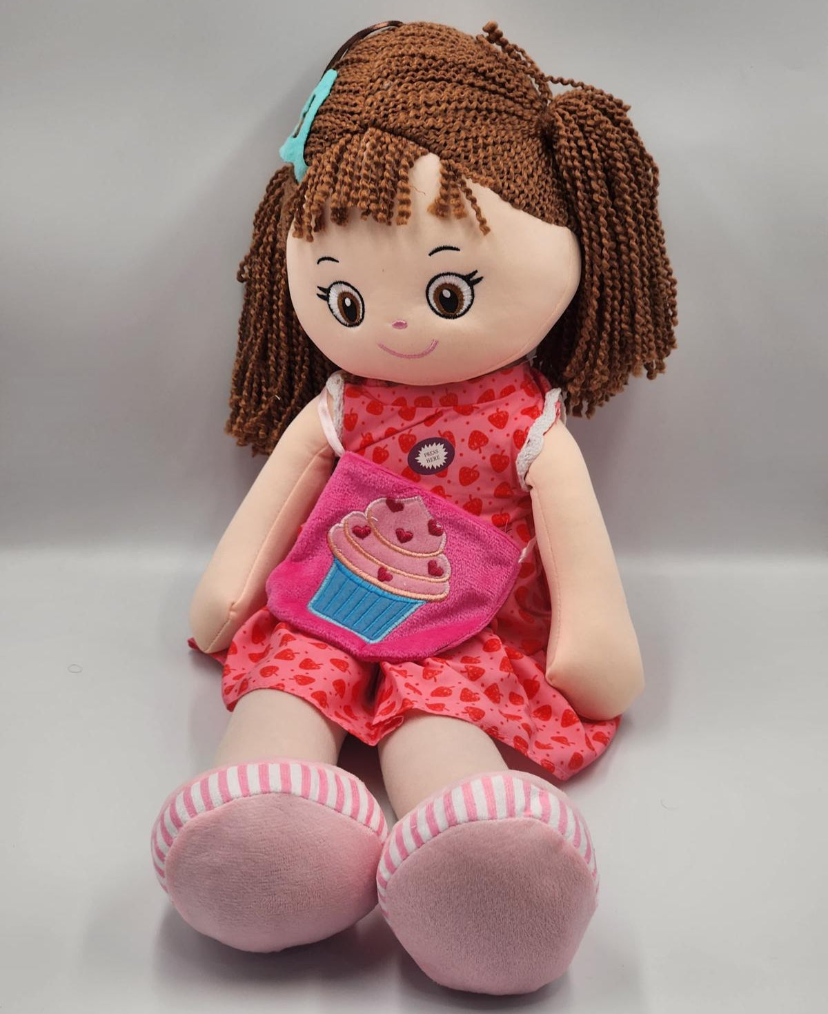 60 CM Soft Cute Girl Doll With Hanger Music ,Gift for Kids
