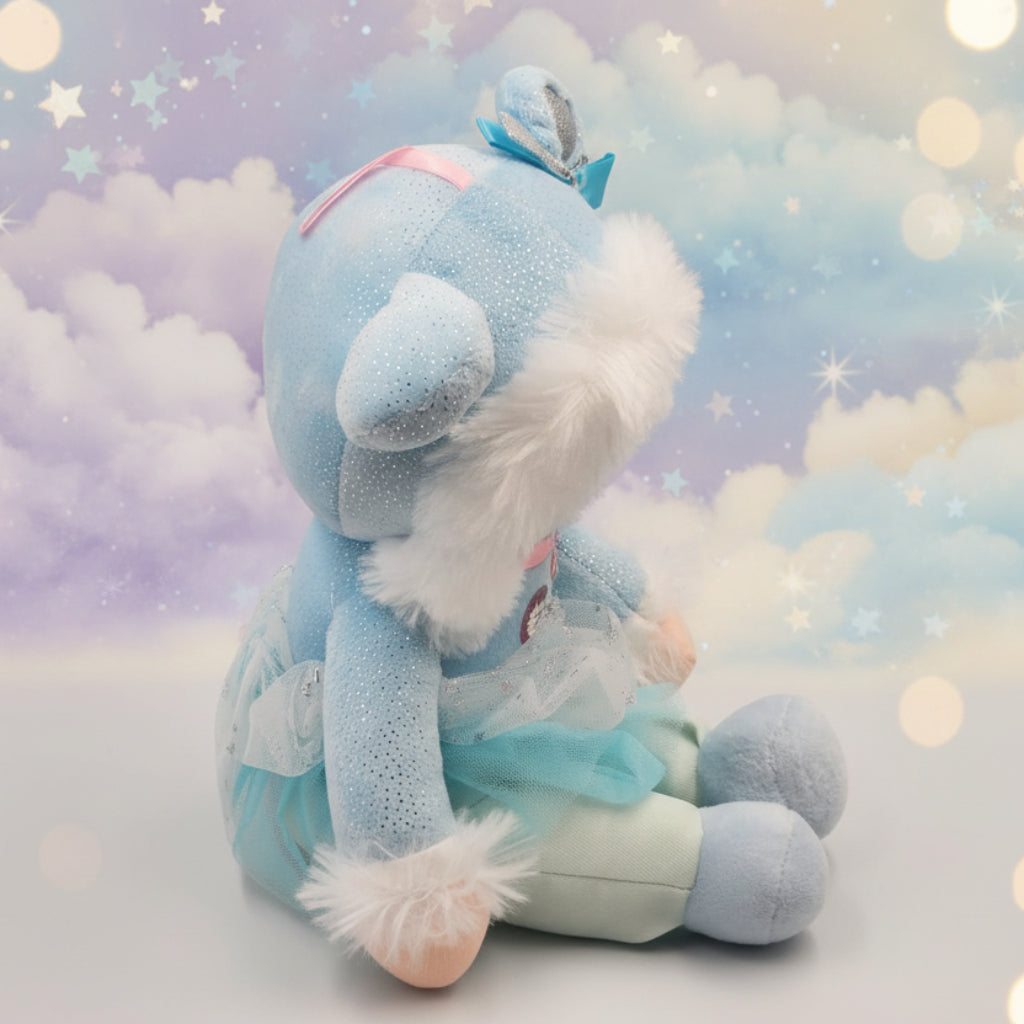 30 CM Sitting Soft Doll With Hanger Music