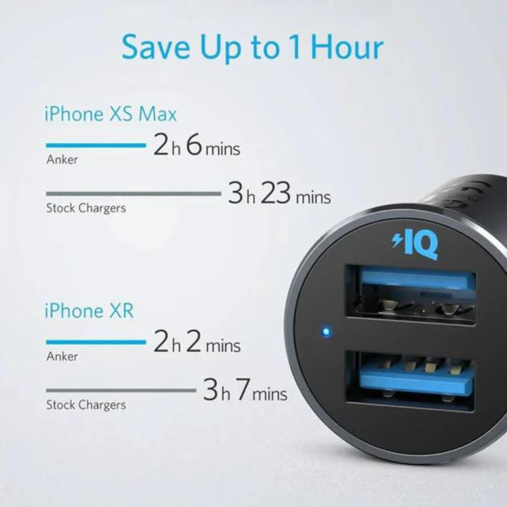 Anker A2727H12 2 USB PowerDrive 2 Alloy Car Charger