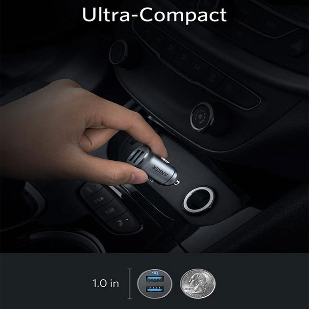 Anker A2727H12 2 USB PowerDrive 2 Alloy Car Charger