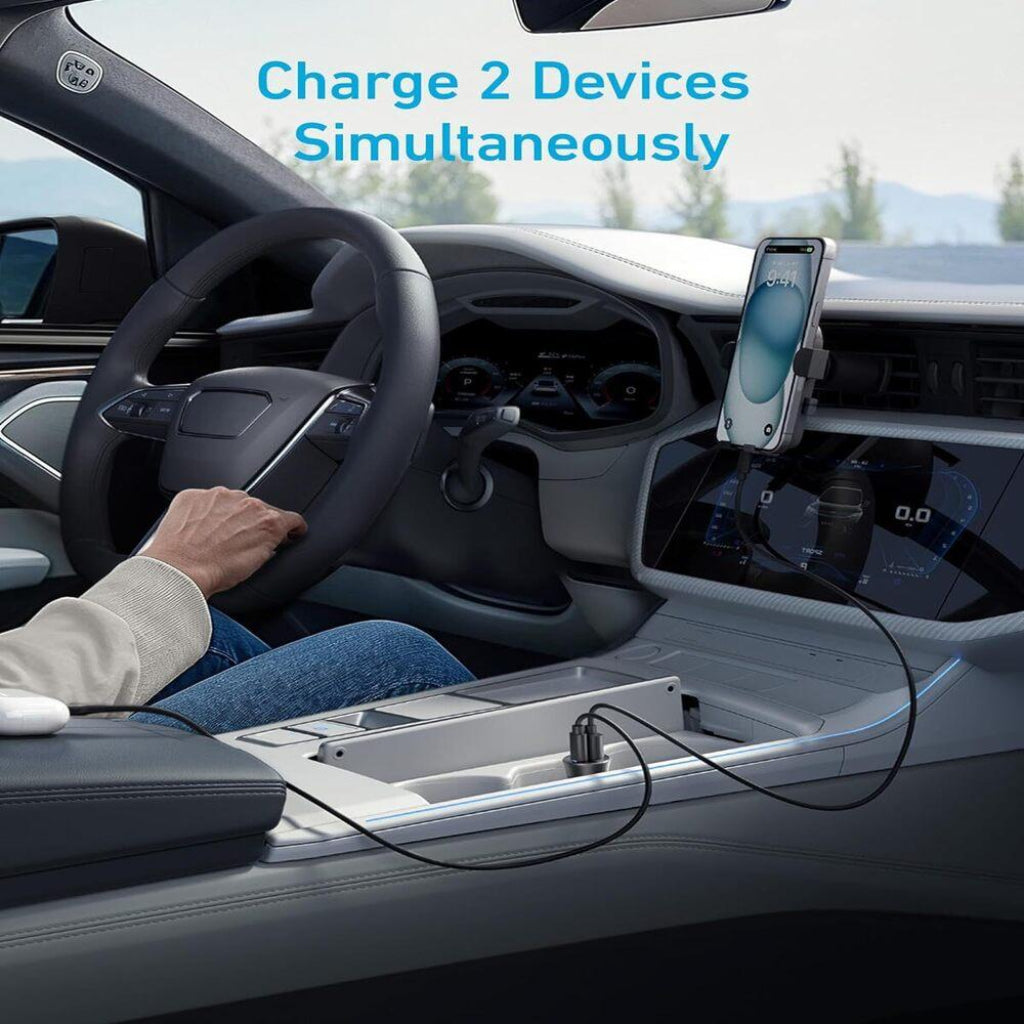 Anker Car Charger 30W 2 Ports - Black | A2741H11
