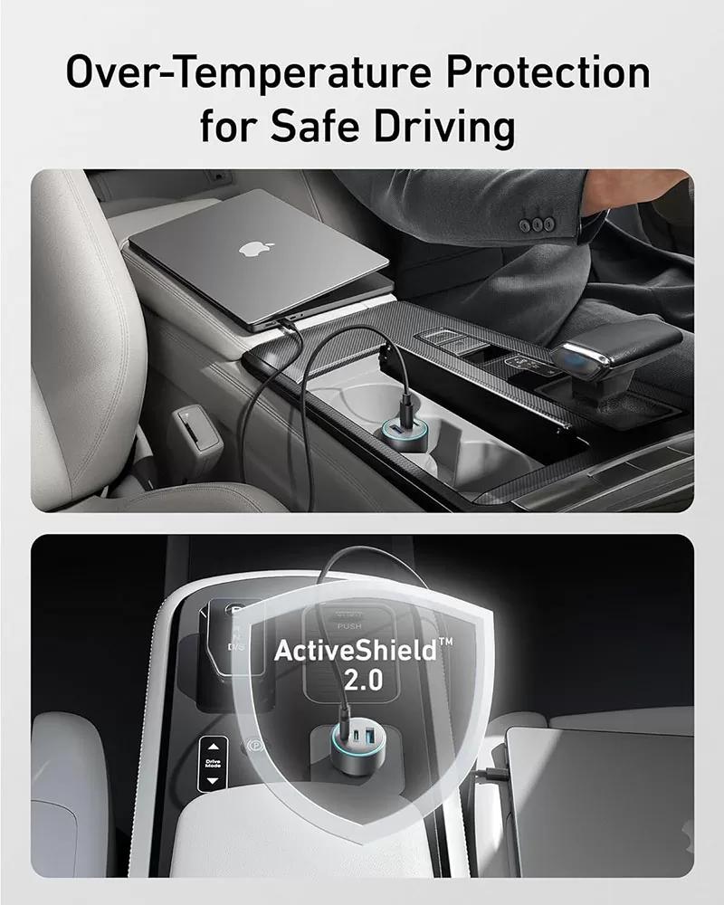 Anker 3-Port 67W USB-C Car Charger - A2731HA1