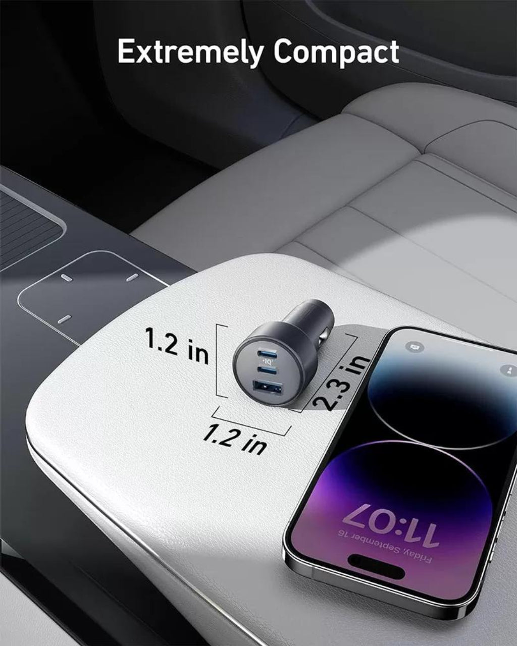 Anker 3-Port 67W USB-C Car Charger - A2731HA1
