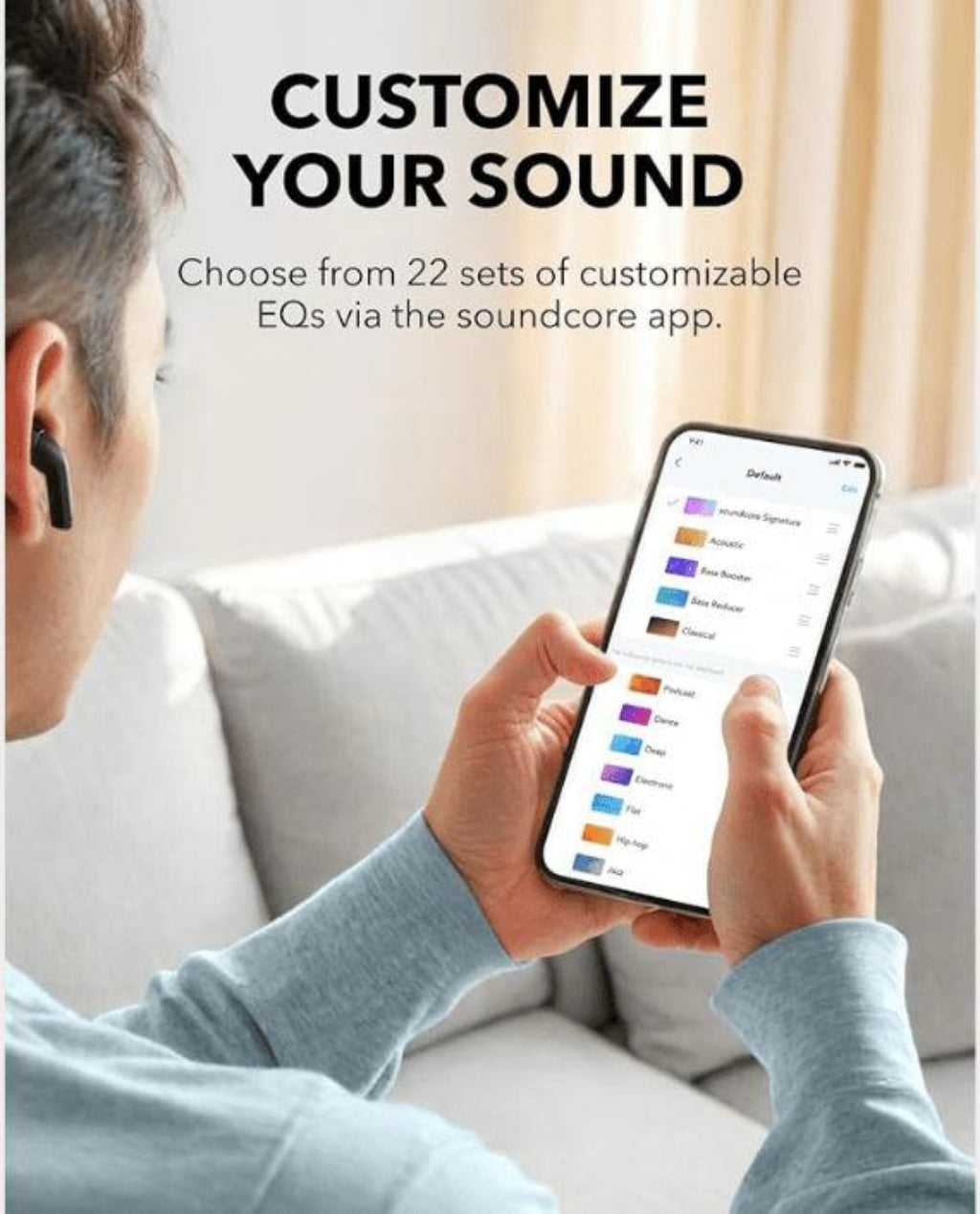 Anker Soundcore K20i | Wireless Earbuds | ENC | IPX5 | 36H Playtime - Black