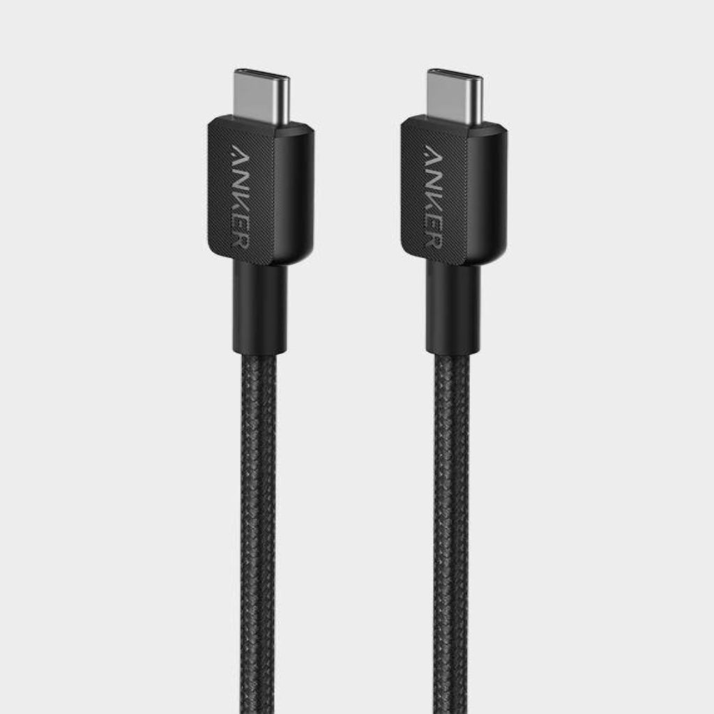 Anker 322 USB-C to USB-C 6ft Braided Cable A81F6H11 - Black