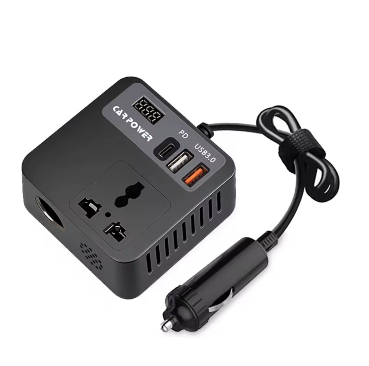 Fast Charging 100W Mini Car Power Inverter with USB and AC Socket DC 12v to AC 220V 110V