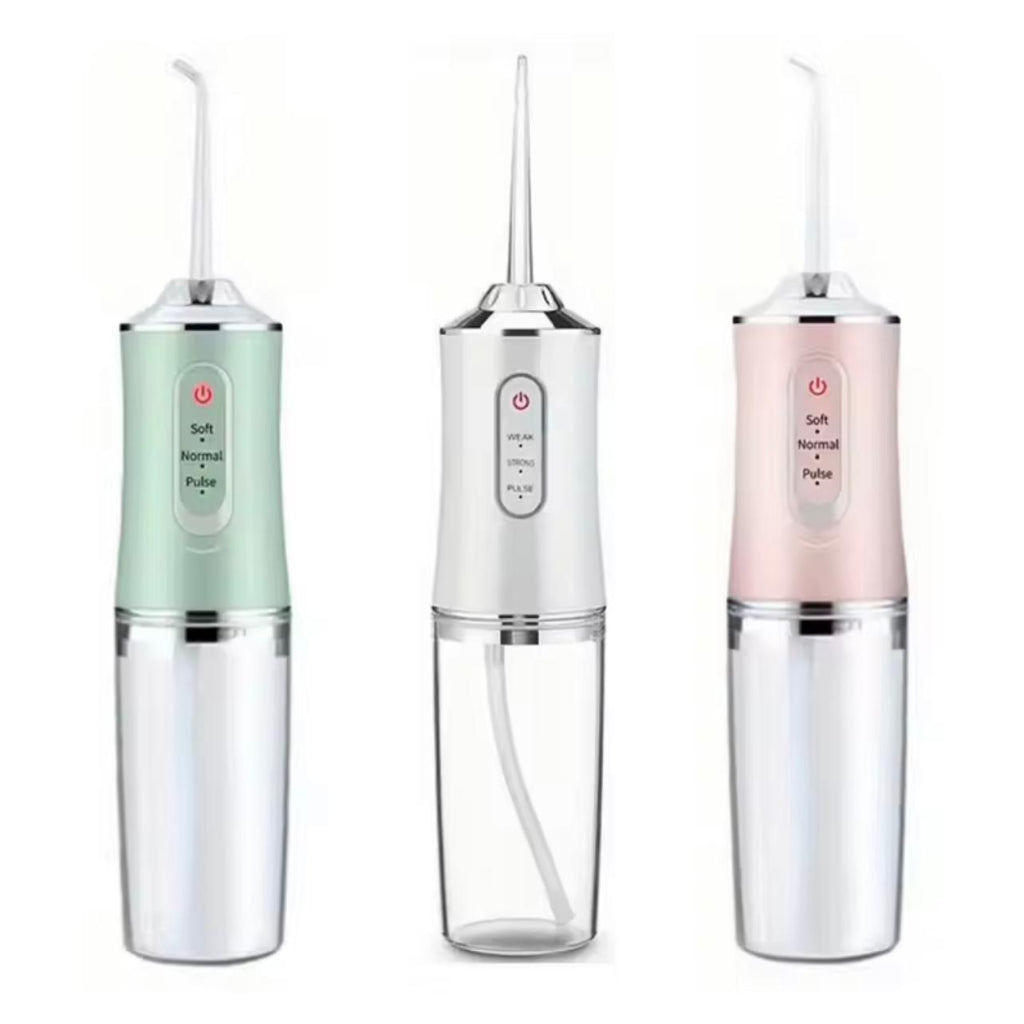 Electric Rechargeable Tooth Cleaner with 4 Nozzles for Daily Oral Cleaning..