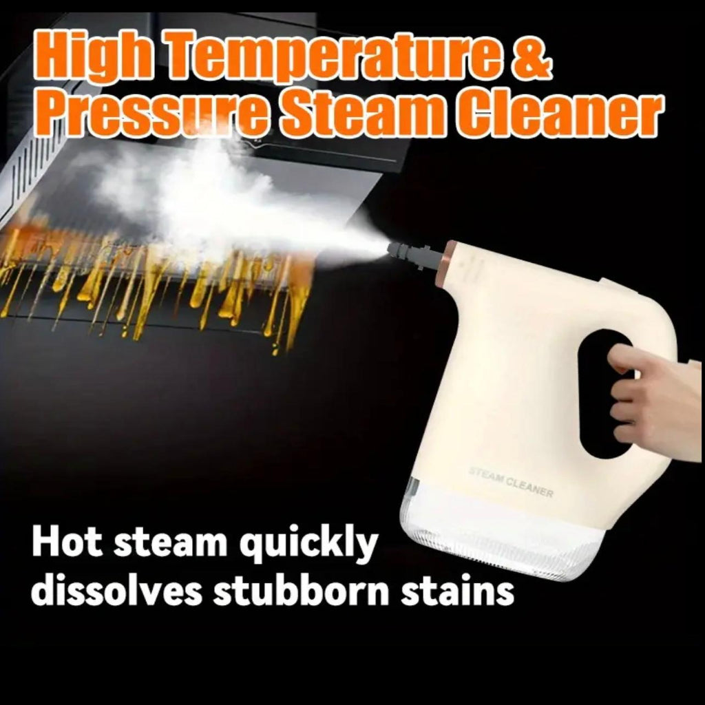 High-Power Handheld Steam Cleaner Multi-Surface Steamer for Home, Car, Floor and Furniture Safe Locks, Quick Heating, Chemical-Free Cleaning, Lightweight Portable