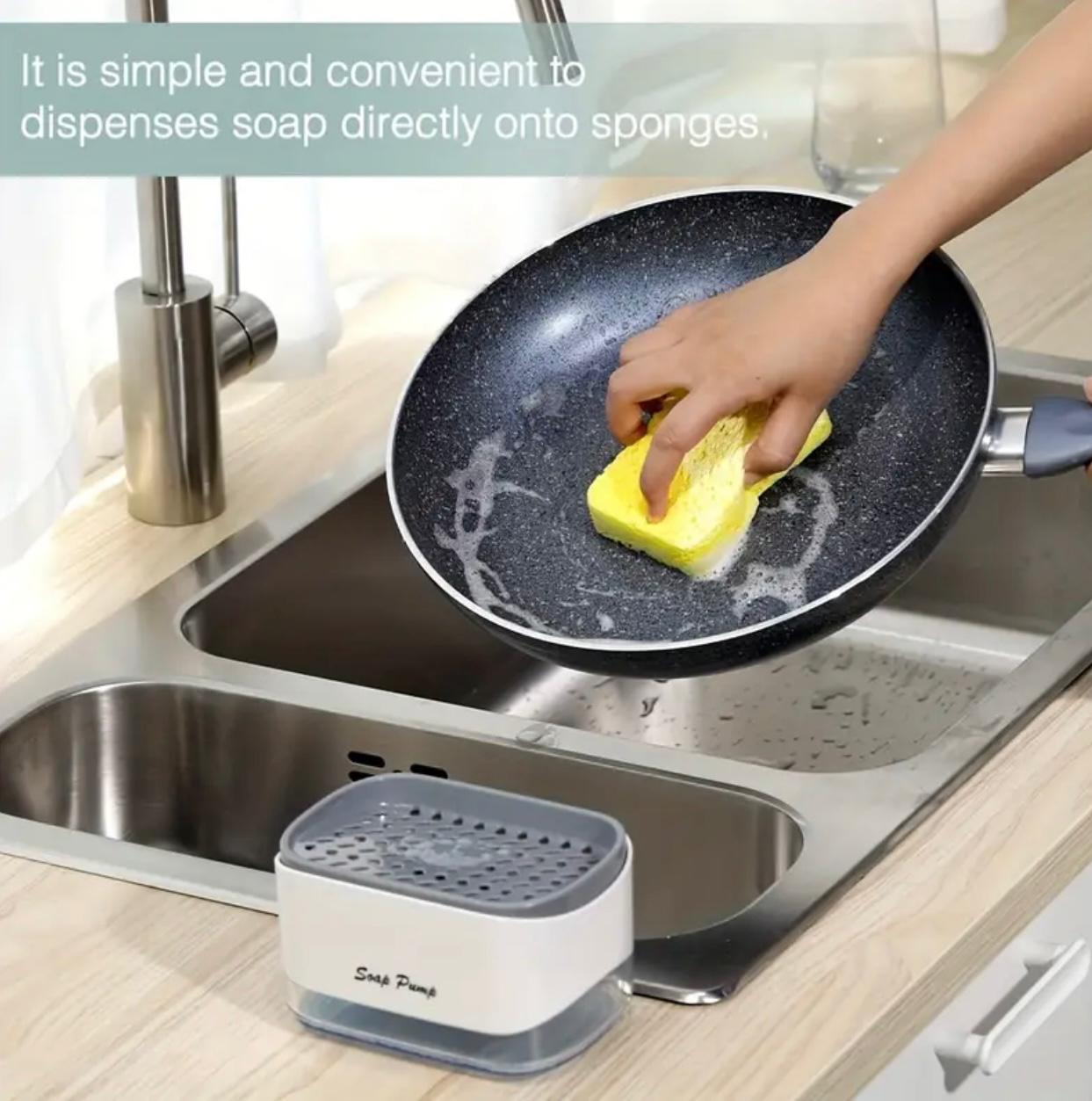 Soap Dispenser Set, Press-type Hand Dispenser for Both Bathroom And Kitchen Use, Simple Press-type Bottle, Leak-proof Design, Household Dispenser Bottle