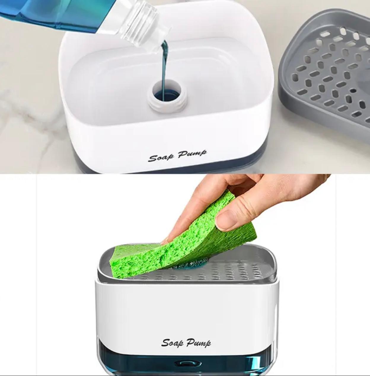Soap Dispenser Set, Press-type Hand Dispenser for Both Bathroom And Kitchen Use, Simple Press-type Bottle, Leak-proof Design, Household Dispenser Bottle
