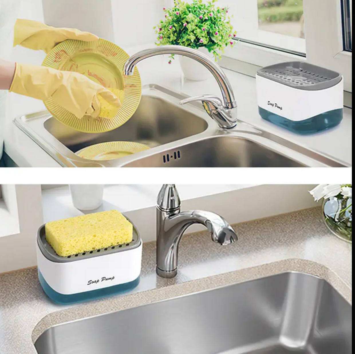 Soap Dispenser Set, Press-type Hand Dispenser for Both Bathroom And Kitchen Use, Simple Press-type Bottle, Leak-proof Design, Household Dispenser Bottle