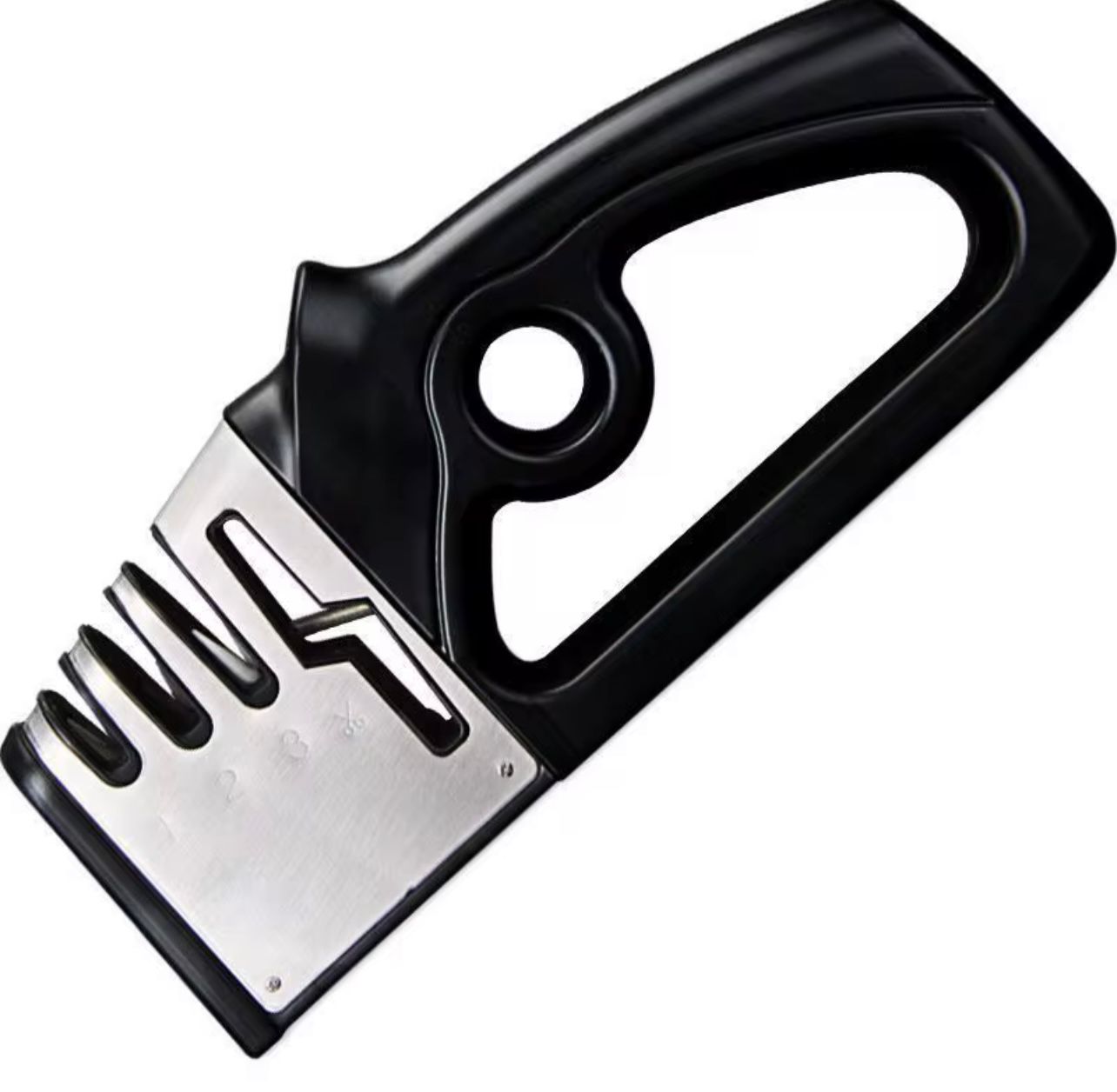 Multifunctional 4in1 Quick Sharpener Handheld Knife Sharpening Tool Stainless Steel Blade Sharpeners Kitchenware Kitchen Gadgets