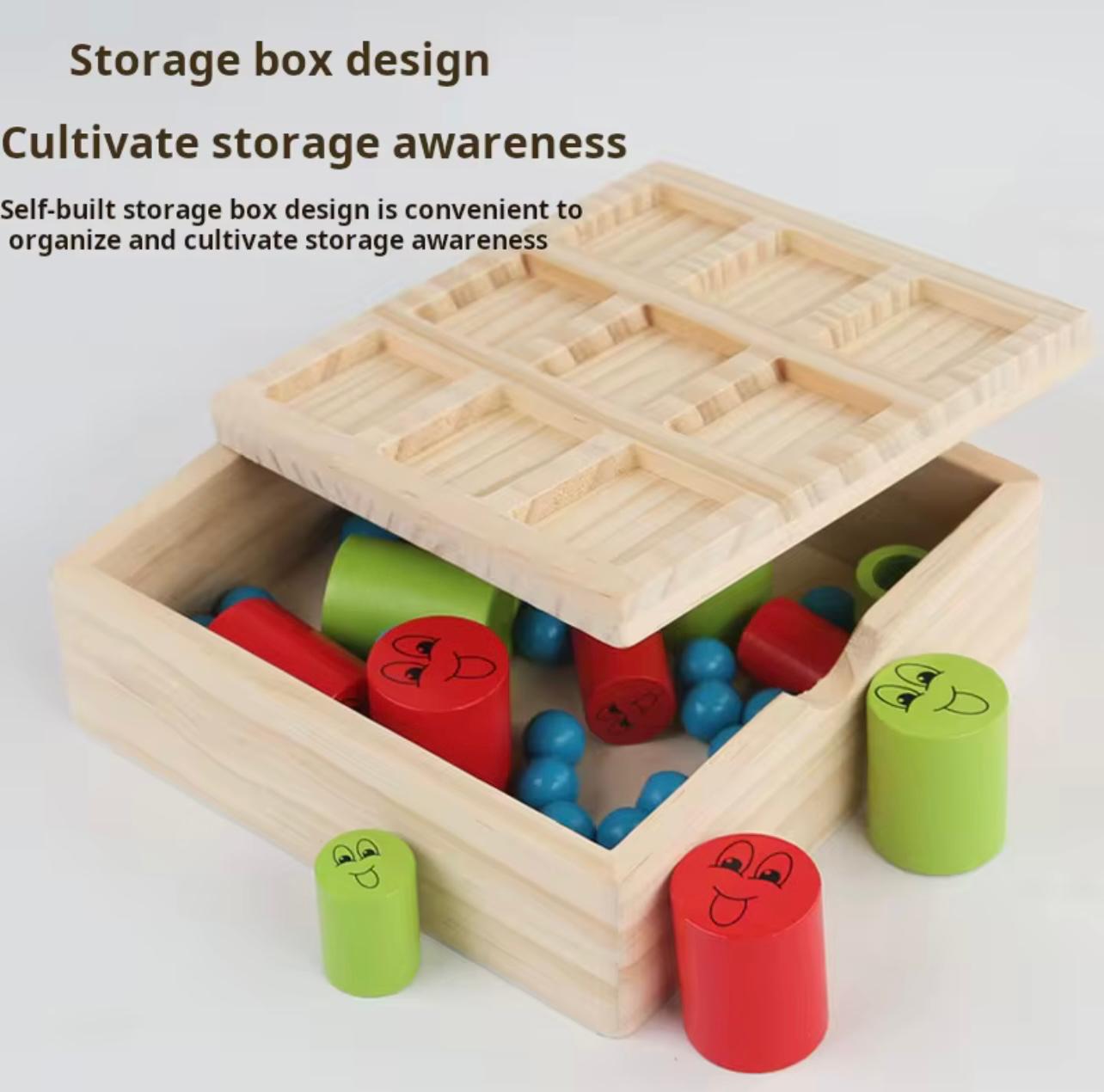2 in 1 Kids Board Game Popular Tic-Tac-toe Single Noble Chess Wooden Toys Children Funny Chess Early Childhood Education