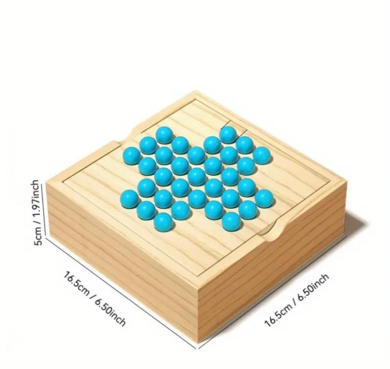 2 in 1 Kids Board Game Popular Tic-Tac-toe Single Noble Chess Wooden Toys Children Funny Chess Early Childhood Education
