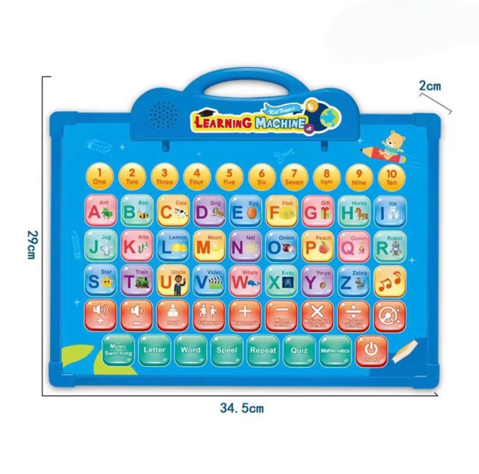 Alphabet Learning Game Children Intelligent Learning Machine for Kids