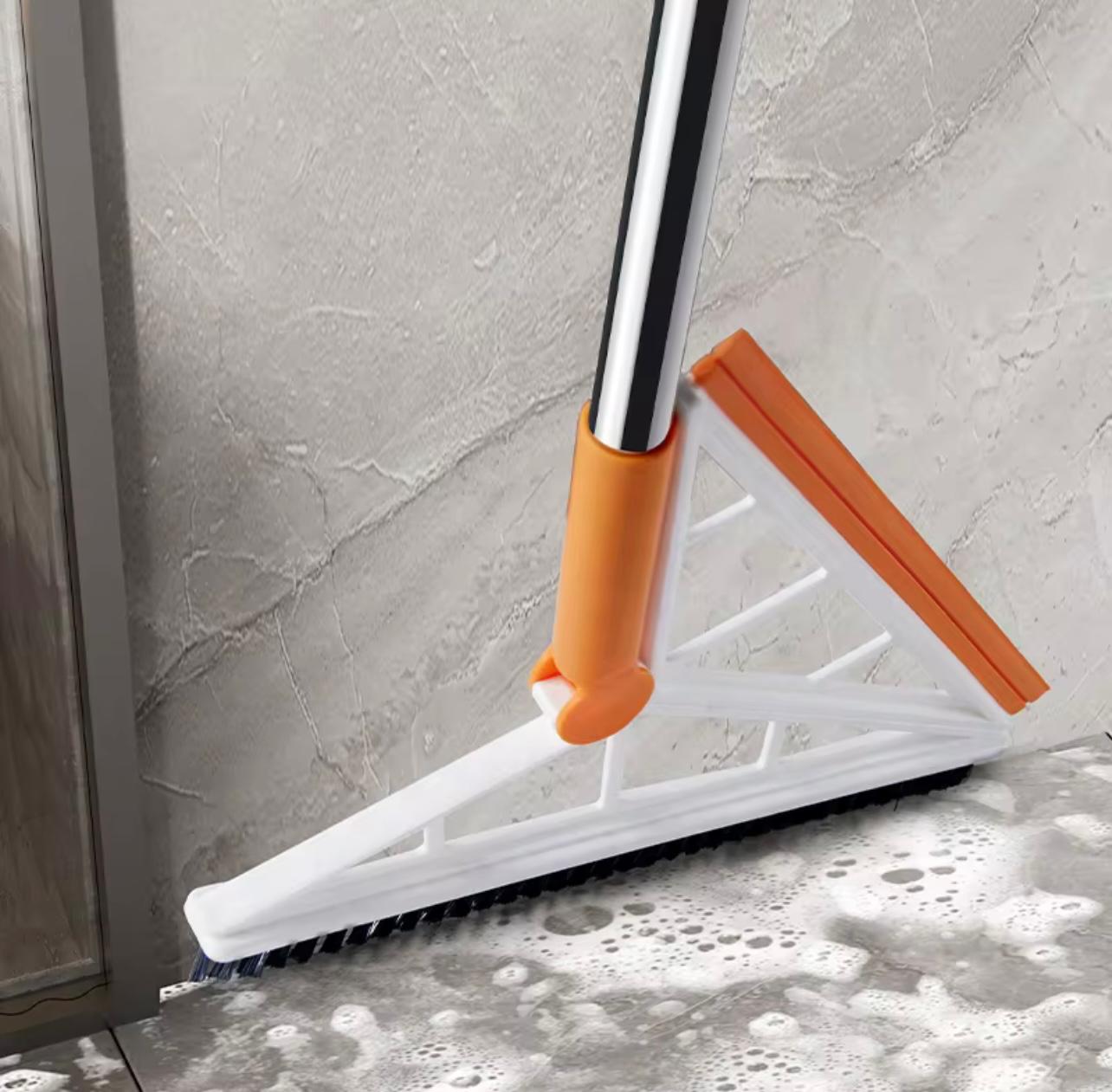 Multi-Functional Silicone Scraper, Sweep & Scrape Combination, Home Cleaning Broom for Kitchen, Floor, Toilet, Wall, Metal Material, Easy-to-Use Lazy Sweep