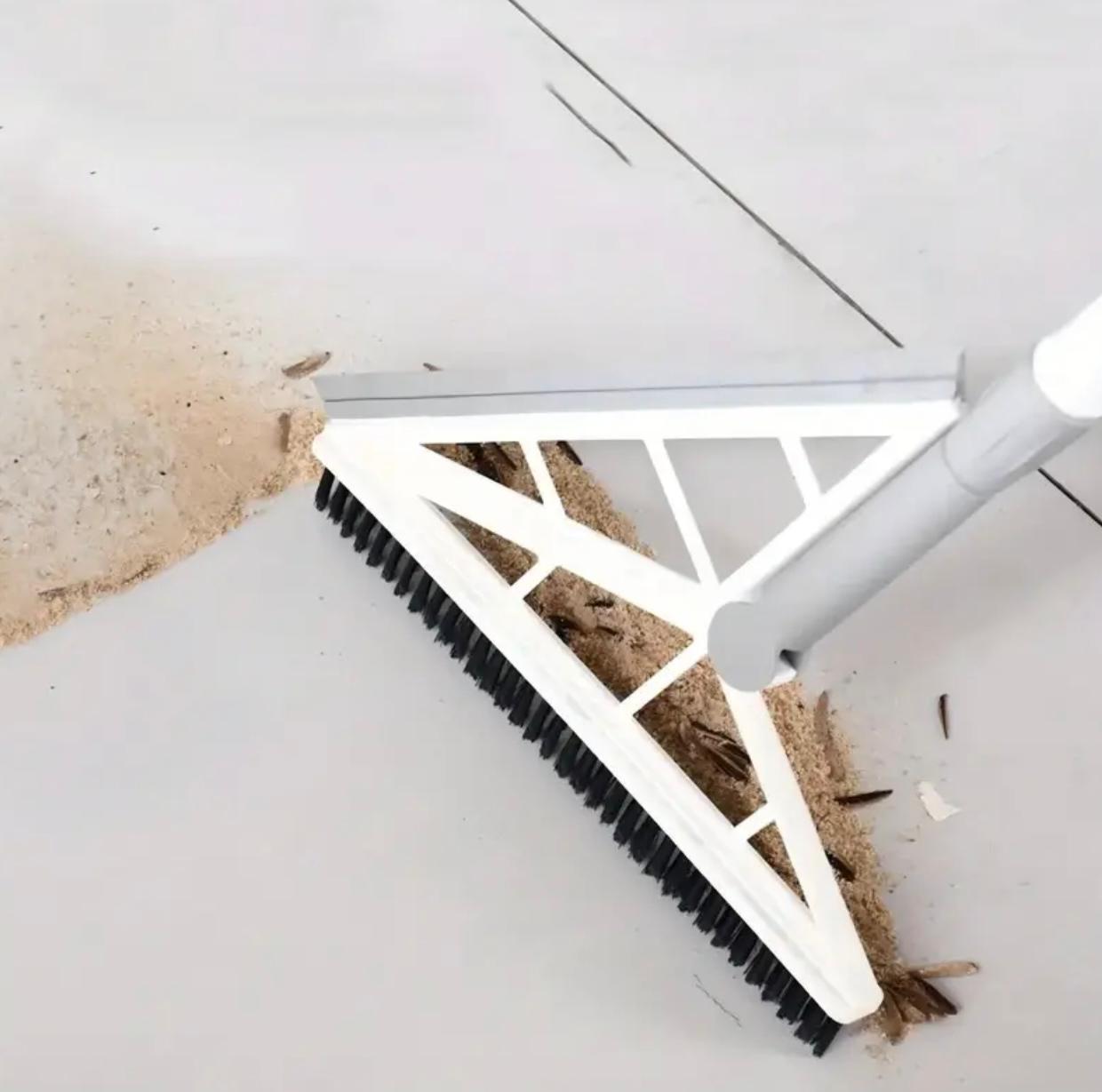 Multi-Functional Silicone Scraper, Sweep & Scrape Combination, Home Cleaning Broom for Kitchen, Floor, Toilet, Wall, Metal Material, Easy-to-Use Lazy Sweep