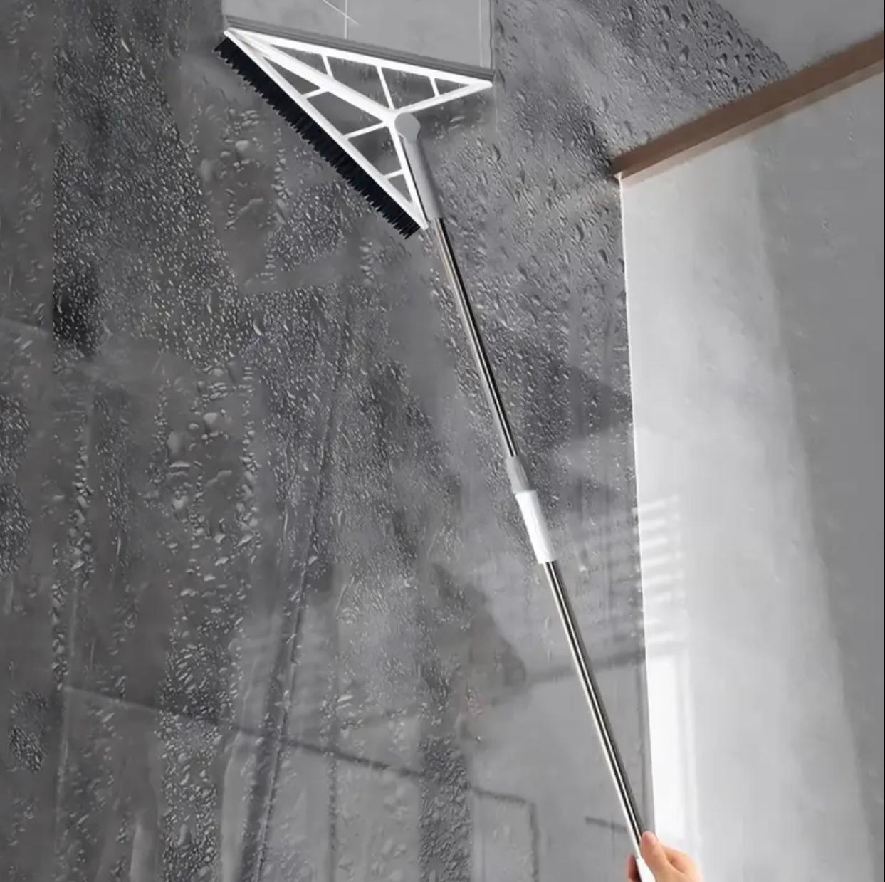 Multi-Functional Silicone Scraper, Sweep & Scrape Combination, Home Cleaning Broom for Kitchen, Floor, Toilet, Wall, Metal Material, Easy-to-Use Lazy Sweep