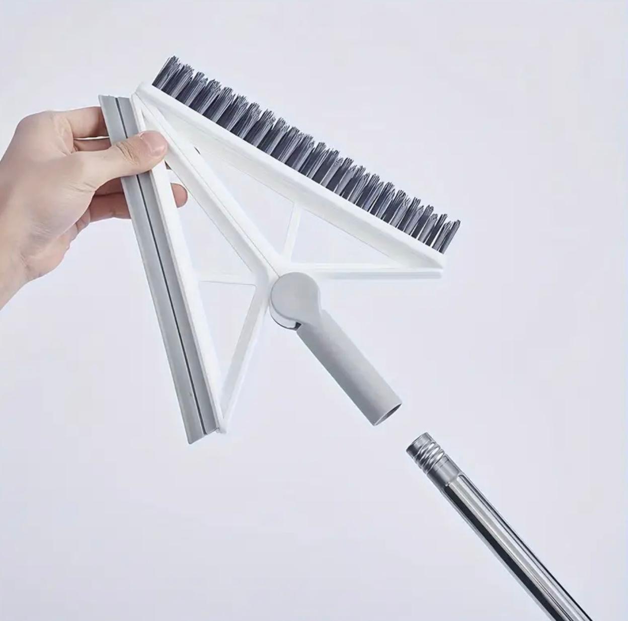 Multi-Functional Silicone Scraper, Sweep & Scrape Combination, Home Cleaning Broom for Kitchen, Floor, Toilet, Wall, Metal Material, Easy-to-Use Lazy Sweep