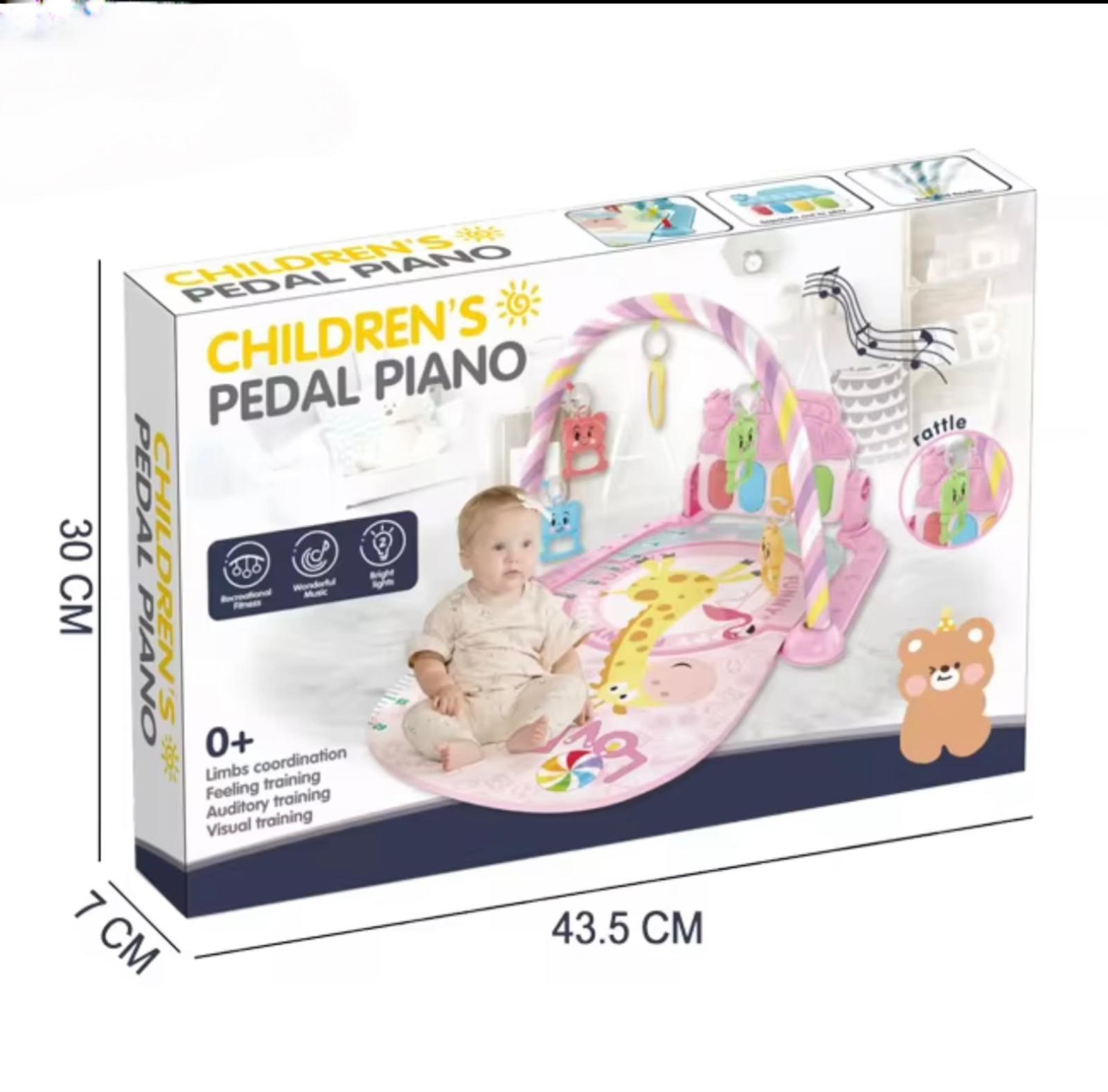 Baby Activity Music Play Mat Game Blanket Pedal Piano Infant Playmat Gym Crawling Mat Early Education Toys