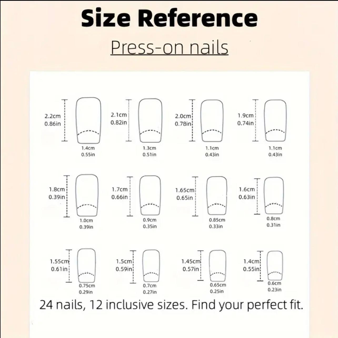 24pcs of Elegant French Striped False Nails, Short Square Shape, Glossy Surface, Light Tone, Fashionable for Daily Wear by Women, Cute Short Nails..