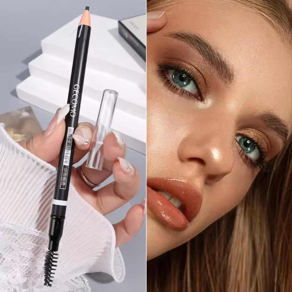 Microblading Eyebrow Pencil Black Brown Waterproof Outline Eyebrow Shape Makeup Long Lasting Eyebrow Enhancers Tattoo Cosmetics