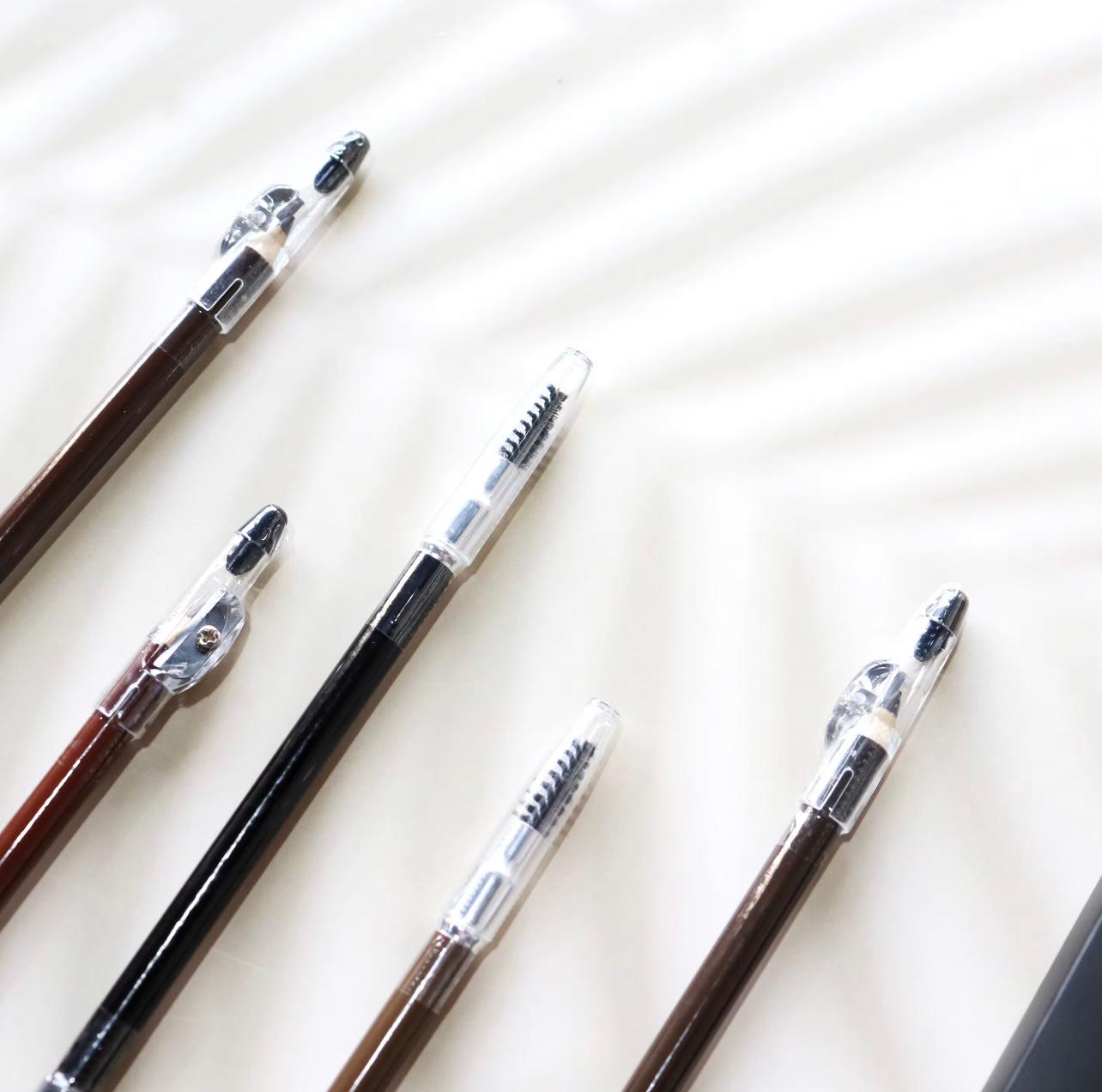 Microblading Eyebrow Pencil Black Brown Waterproof Outline Eyebrow Shape Makeup Long Lasting Eyebrow Enhancers Tattoo Cosmetics