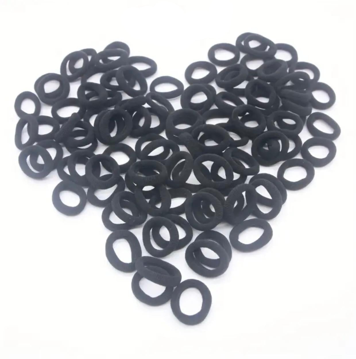 Hair Bands, 300 Pcs Set Hair Ties, No Crease Ponytail Holders, Tiny Soft Rubber Bands for Girls Kids Women,  No Hurt Durable Hair Accessories