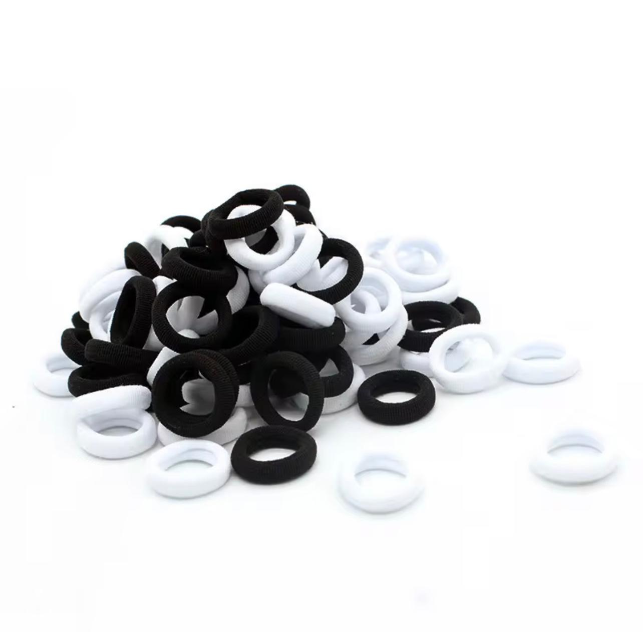 Hair Bands, 300 Pcs Set Hair Ties, No Crease Ponytail Holders, Tiny Soft Rubber Bands for Girls Kids Women,  No Hurt Durable Hair Accessories